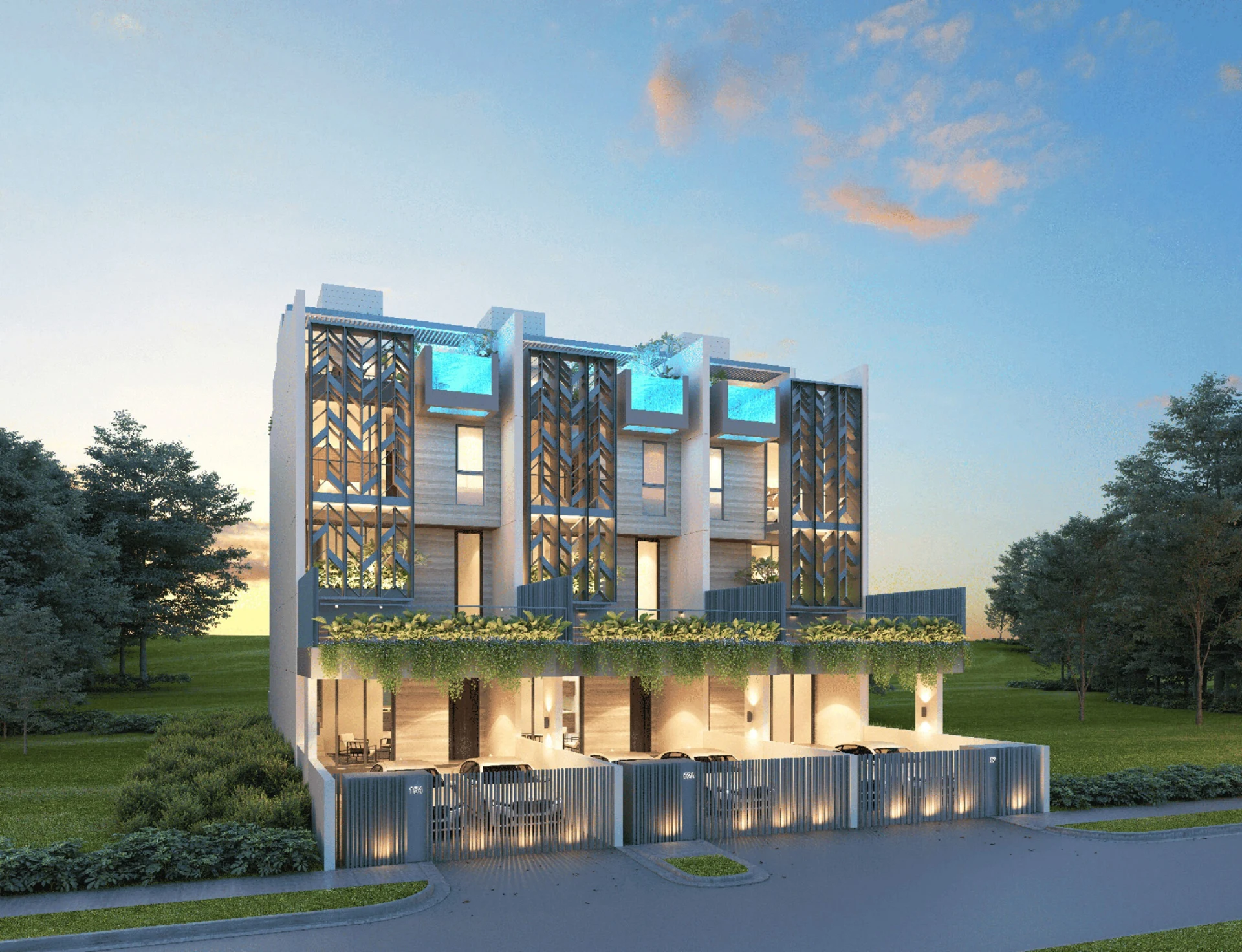 Chevron Collection exterior · developer’s artist’s impression